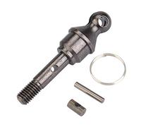 NinGYiYan for Slash 4X4 1/10 Scale, CNC Machined Metal Upgrade Parts, Durable Rust Resistant, Easy Installation, Model Car Enthusiasts Choice (Hardened front axle SLA022BL)