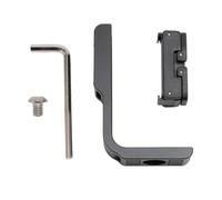 NinGYiYan Horizontal Action Camera Mount for X4, CNC Aluminum Alloy, Magnetic L Bracket with Adapter, Vertical and Horizontal Switching, Compatible with Chest Strap, Backpack Clip,