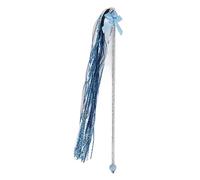 NinGYiYan Interactive Cat Wand Toy, for Playful Kittens, Feather Teaser Wand, Durable Cat Training Stick, Fun Exercise Toy for Cats (Blue sound paper)