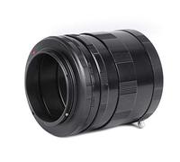 NinGYiYan Macro Extension Tube Set, Close-Up Ring, High Magnification, Metal Construction, for DSLR Cameras, Compatible with Nikon