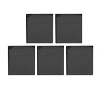 NinGYiYan Magnetic Photo Frame, Flexible Magnetic Panel, Transparent Protective Cover, for Refrigerators Lockers Whiteboards, 10x11.5cm Size, Ideal for Photos Notes Cards Tickets, (Black)