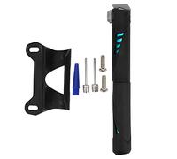 NinGYiYan Mini Manual Pump Schrader/Presta Valve Universal Bike Inflator Cycling Accessory (Black Blue)