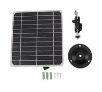 NinGYiYan Solar Panel for Security Camera, Monocrystalline Silicon, USB Outdoor Charging, 360 Degree Adjustable Bracket for Home, 10W High Efficiency Power Supply