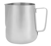 NinGYiYan Stainless Steel Milk Jug Frothing Pitcher Coffee Latte Cup Without Scale for Home Coffee Use (600ml without scale)
