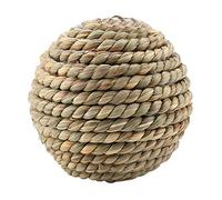 NinGYiYan Wild Vetch Chewing Ball, For Parrot Rabbit Exercise Toys, Training Tool, 10cm Size, Durable Play Ball, Pet Entertainment, Boredom Relief, Interactive Play, Safe M