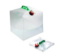 ningzhi Camping Water Container 10L 20L Collapsible Water Canteen with Tap Large Capacity Foldable Water Carrier with Handle Square Water Bucket for Outdoor Camping Hiking Climbing Emergency Survival