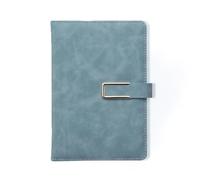 ningzhi Lined Journal the Notebook - A5 Note Book Hardcover Notepad 200 Pages for Writing Leather Hardcover for Women Men Work Office School Journal Notebook 14.5 x 21.2cm (Brown Azure Grey Black)