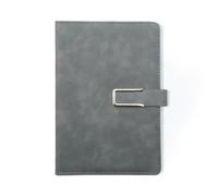 ningzhi Lined Journal the Notebook - A5 Note Book Hardcover Notepad 200 Pages for Writing Leather Hardcover for Women Men Work Office School Journal Notebook 14.5 x 21.2cm (Brown Azure Grey Black)