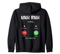 Ninh Binh Is Calling And I Must Go Vietnam Traveling Zip Hoodie