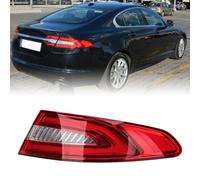 NINHFTDROU Brake Lamp LED Outer Rear Light Assembly Jaguar XF X250 2011-2015 L/R Red/Clear w/Brake/Turn/Rev/DRL(Right Driver Side)