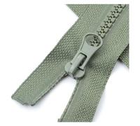 Replacement Zipper Zipper 2 Pcs 5# Resin Zipper 40cm 50cm 60cm 80cm Single Open End Coat Down Jacket Zippers DIY Sewing Accessories Clothes Long Zipper Zips for Sewing(Green,60CM-NO.5)