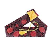 NINHFTDROU Sword Bag Silk Sword Bag with Golden Tassel for Samurai Katana Wakizashi Tanto Multicolor(D)