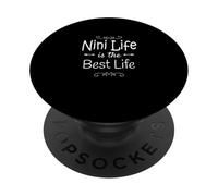 Nini Life Is The Best Life Nini Grandmother Grandma PopSockets Adhesive PopGrip