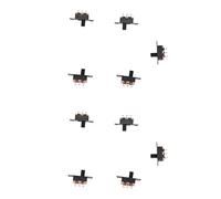 Niniang 10 Pcs 50V 0.5A 3 Pin 2 Position On/Off 1P2T SPDT Slide Switch 3 Pin