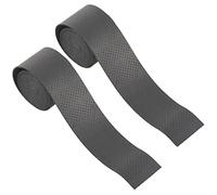 Niniang 2 x Badminton Tennis Racket with Handle on Grip Wrap Sweat Band Black