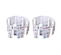 Niniang 2 x Large Piano Keyboard/Electric Piano Stickers 61 Keys Stave Notation Strip Label Symbol for Students Beginners
