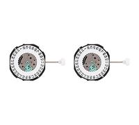 Niniang 2 x SL28 Quartz Watch Movement, Three-Hand Movement for Watch Repair Accessories ( Calendar), Black