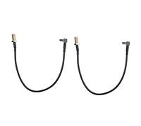 Niniang 2 x SMA Plug to TS9 Male Right Angle Pigtail Antenna Coaxial Cable