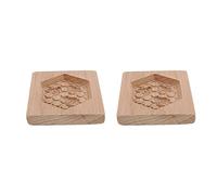 Niniang 2 x Wooden Biscuit Cutter Biscuit Mould Gingerbread Mould Cutter (Bee)