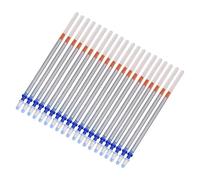 Niniang 20 x 0.7 mm Gel Tip Silver Tone Ink Pen Refill