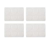 Niniang 24 Pieces/Set Drum Drum Pad Mute Drum Pads Silent Drum Drum Drum Mute Accessories for Percussion Instruments Transparent