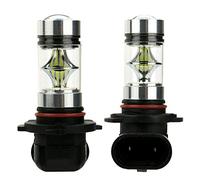Niniang 2x 6000K Super White H10 9045 9145 9140 100W 1200LM LED Fog Light Bulb Driving DRL