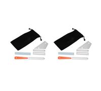 Niniang 2X Crown for Guitar Upgrade Tool Protectors Grinding Set Repair Parts Accessories for Guitar Repair Tools