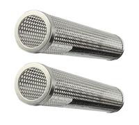 Niniang 2X Round BBQ Grill Hot Cold Smoking Tube Smoke Generator Stainless Steel Round Section