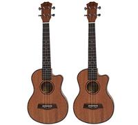 Niniang 2x Tenor Acoustic Ukulele 26 Inch 4 Strings Guitar Travel Wood Mahogany Musical Instrument