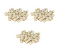 Niniang 300Pcs 4.2MM 6 Pin Header Pin Male for Graphics Card GPU PCI-E PCIe Power Connector Right Angle Through Hole Video Card