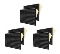 Niniang 36 Piece Series Soundproof Foam Panels, 2 Inch x 12 Inch x 12 Inch Pyramid Shape Acoustic Panels for Wall, Studio, Home and Office