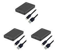Niniang 3X USB 3.1 2.5 Inch Hard Drive Enclosure SSD Hard Drive Holder 15mm for Laptop