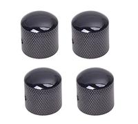 Niniang 4 x Volume and Tone Control Knobs for Electric Guitar - Black