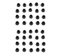 Niniang 40PCS Black Chair Bed Table Furniture Rubber Leg End Caps 16mm Dia