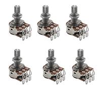 Niniang 6 Pieces Series MN500K Dual Mix Balance Potentiometer (POT) Guitar Volume Tone Control Switch
