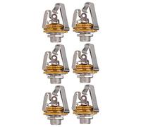 Niniang 6 x 1/4 Inch 6.35 mm Stereo Input Jack for Electric Guitar Pickup Output Socket, Guitar Parts