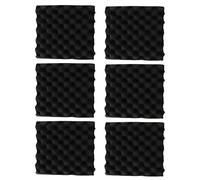 Niniang 6pcs 25X25X5CM Acoustic Insulation Foam Egg Case Studio Acoustic Foam Treatment