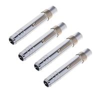 Niniang Chalk Holder Aluminium Alloy Silver 4 Pieces