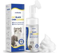 Ninibabie Black Seed Cleaner for Cats, Removes Blackheads from Cat Chin, Chin Treatment for Cat Acne, 2 in 1 Wash and Brush, Cruelty Free & Freshness