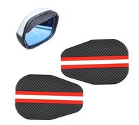 Ninisup 2 Pair Car Rearview Mirror Eyebrows for Benz E class (4door) W213 2016-2023, Side Mirror Rain Protector, Thicken, PVC, Rain Eye Brow Protection Cover,Carbon Fiber