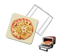 Ninja 12" Pizza Stone with Rack for Oven and Grill Baking, Fits Ninja Woodfire OO100 Series Outdoor Oven