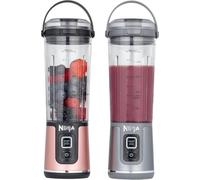 Ninja 2-Pack 530ml Blast Portable Blender with Leakproof Lid, BC151UKEUGV | Includes 2 Blast Blenders with Leakproof Lid & Sip Spouts (1x Rose Gold & 1x Metallic Silver), Cordless Mini Blender.