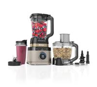Ninja 3-in-1 Detect Power Blender Processor Pro, Powerful 1200W Blender, Food Processor Bowl, Dough Blade, 2x Single Serve Cups, Jug, Make Pizza Doug