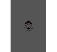 Ninja: A5 lined notebook: Lined pages for notes, journaling and everyday writing