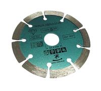 NINJA ABRASIVE Professional Diamond Saw Blade | 115mm Diamond Cutting Disc for Angle Grinder, Concrete, Stone, Brick, Ceramic with Maximum Speed of 13200 R.P.M - Pack of 5