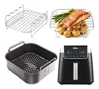 Ninja AF180UK Air Fryer Accessories | AirFlow Pro™ Silicone Liner + 2 Stack & Cook™ Racks + 4 Skewers | AF180UK Accessories | by iStock Kitchen