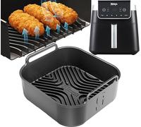 Ninja AF180UK Premium Silicone Liner | 1.5cm Ridges for Air Flow, 2.5mm Thick, Dishwasher Safe | Designed to Fit Ninja AF180UK Air Fryer | 1PC 6.2L Liter Silicone Air Fryer Liners | by iStock Kitchen