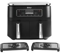Ninja Foodi Double 7.6 L Stand-alone 2400 W Hot air fryer Black, Silver
