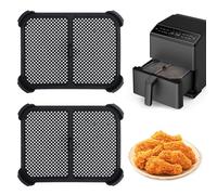 Ninja AF400EU Splash Guards, Splash Guard, Ninja AF400EU, Stainless Steel Silicone Splash Guard, Hot Air Fryer Accessories for Ninja Foodi AF400EU and AF451EU, Protects Heating Coils, Pack of 2