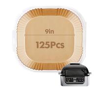 Ninja AG301 Air Fryer Liners - 125 Pcs Disposable Parchment Paper Airfryer Liners